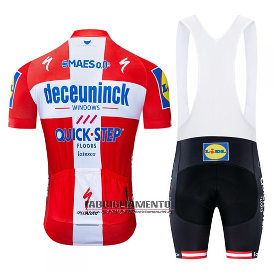 Abbigliamento Deceuninck Quick Step 2019 Manica Corta e Pantaloncino Con Bretelle Campione Svizzera - Clicca l'immagine per chiudere